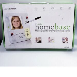 Audiovox DPF710K Audio Homebase Message Center/Digital Picture Frame
